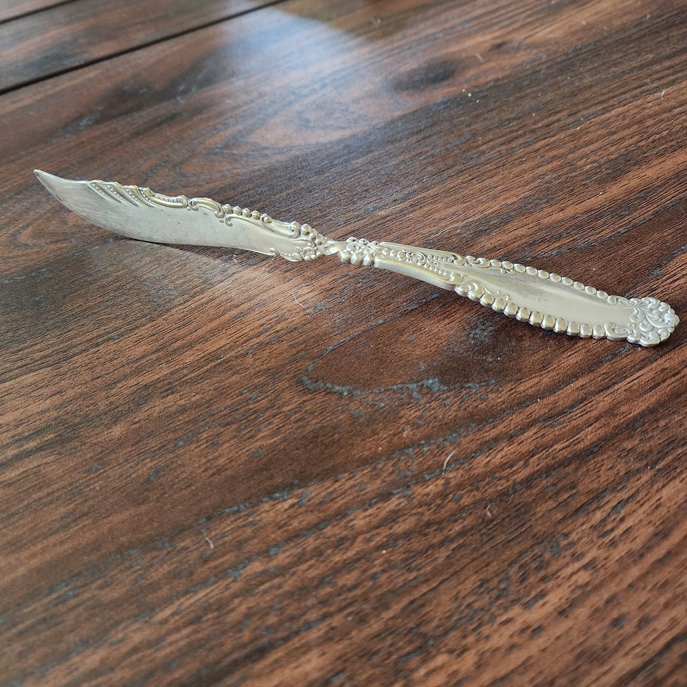 Antique Hamilton Mfg. Serving Butter Knife Silverplate XXX
